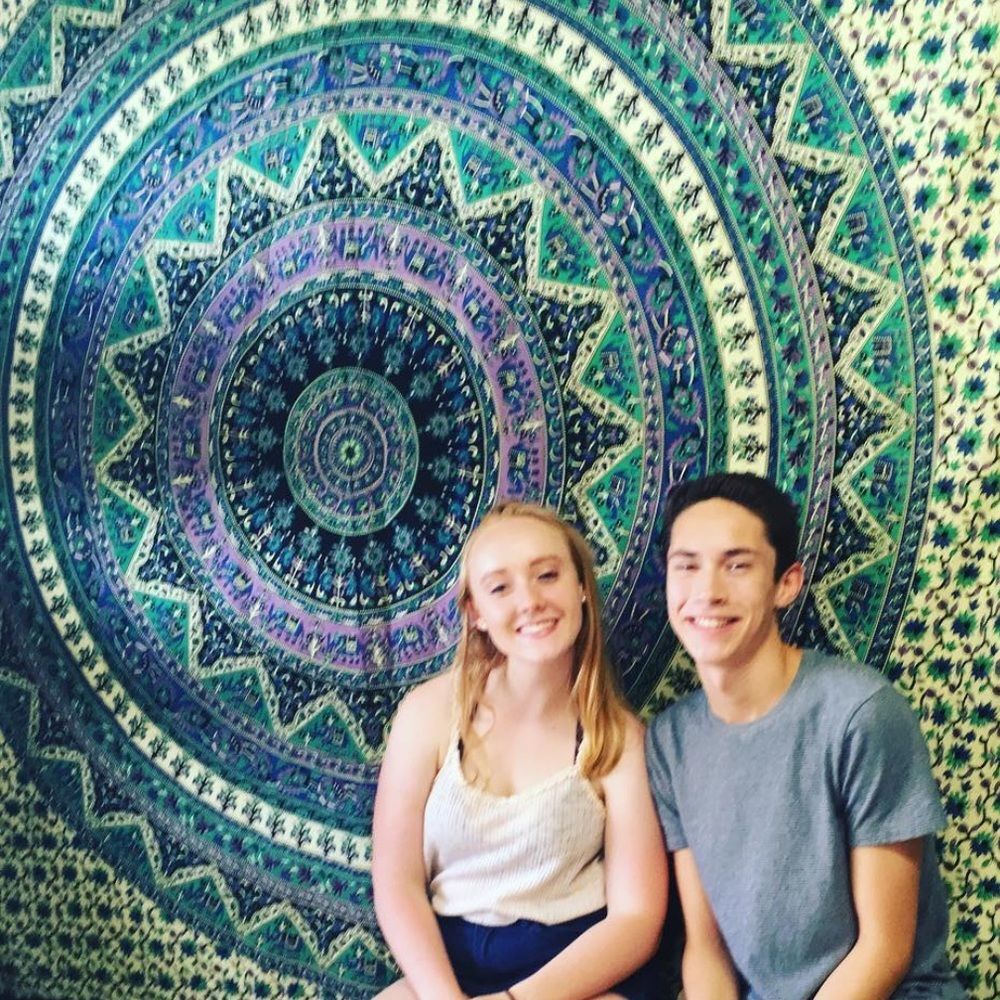 Bohemian Tapestry with Elephant Mandala Design